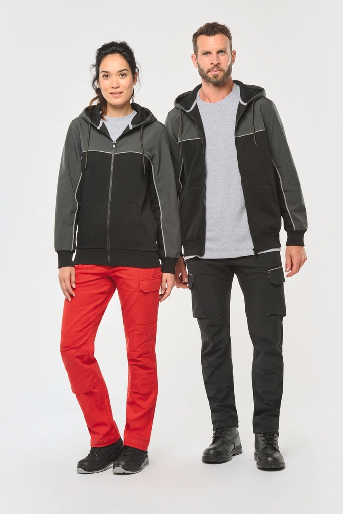 Sweats zippés à capuche personnalisés pour une équipe