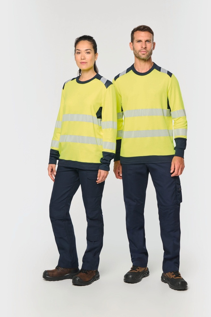 Vêtements de travail haute visibilité marqués au nom de la société
